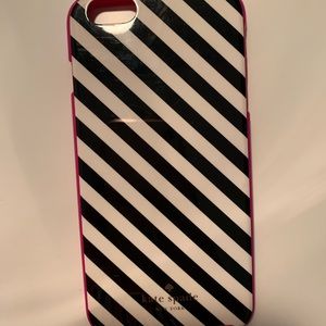 Kate Spade stripe iPhone 8 plus case